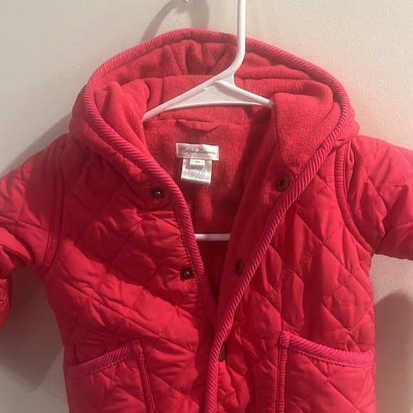 Pink Quilted Kids One Piece - Picture 2 of 4